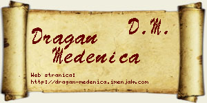 Dragan Medenica vizit kartica